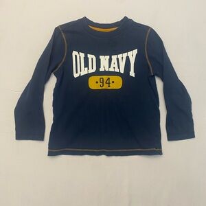 Old Navy Kids Dark Blue Long Sleeve Tee